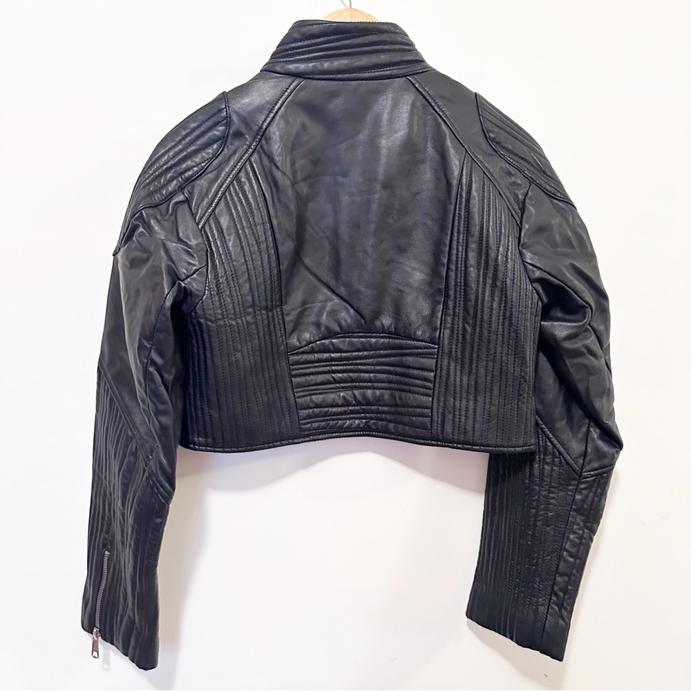 Free People We The Free Trixie Mini Moto Jacket - Picture 9 of 13